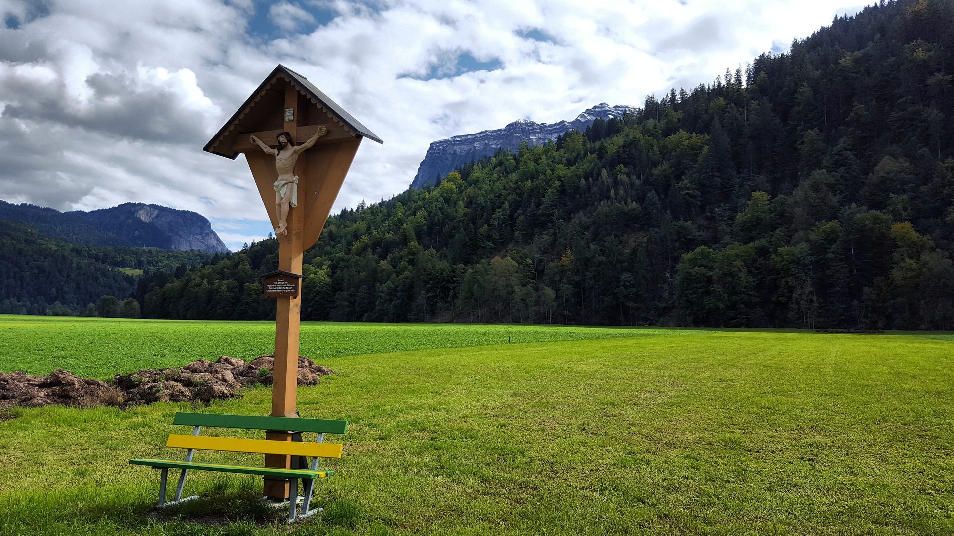 Gottes Segen im Moos zwischen Bad Reuthe und Bizau