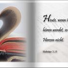 Gottes Stimme hören....Hebräer 3,15