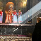 Gottesdienst im Kloster Sevanavank 06