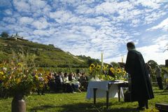 Gottesdienst im Weinberg