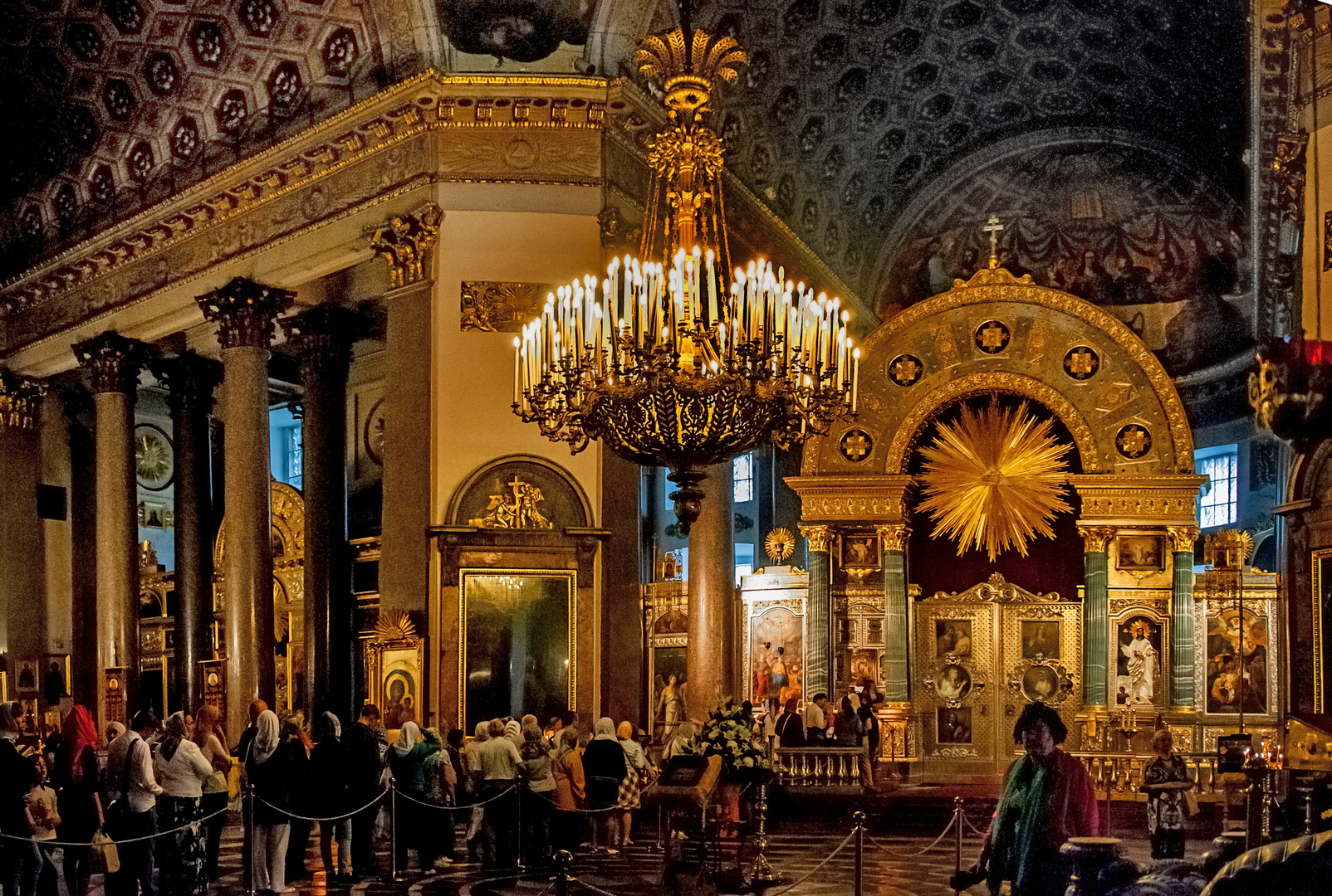 Gottesdienst in der Kasaner Kathedrale