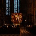 Gottesdienst vor dem Wiener Neustädter Altar