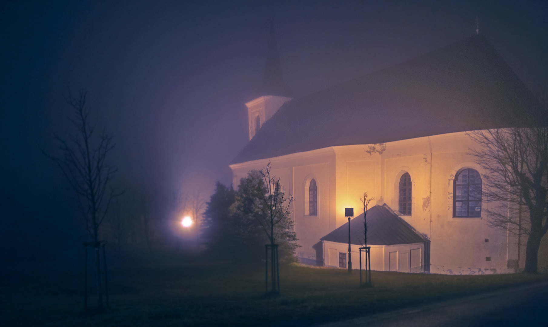 Gottesgaber St. Anna bei Nacht