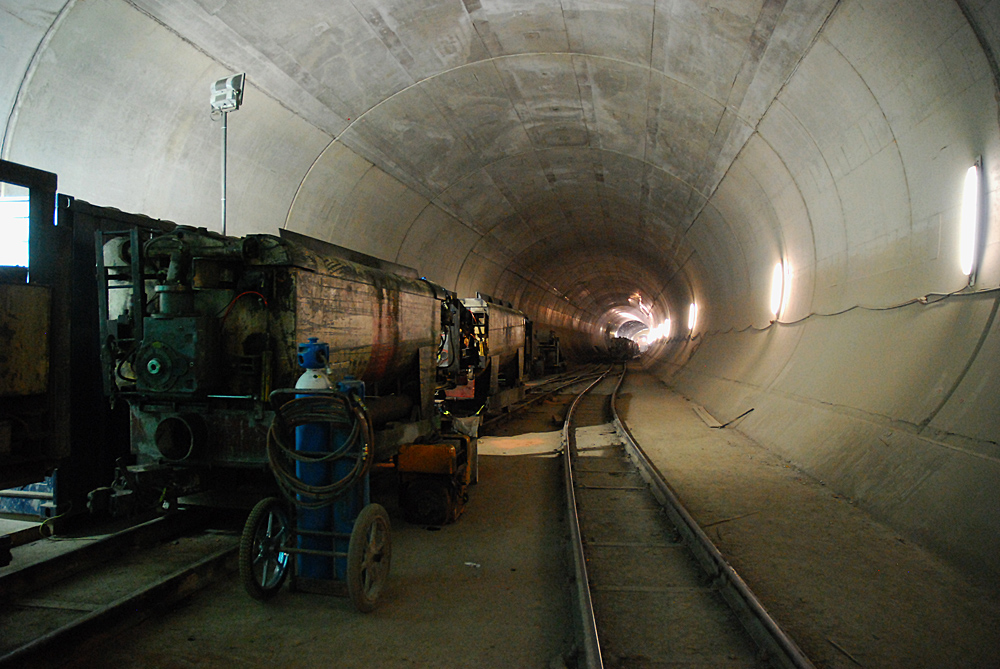 Gotthard-Basistunnel Oströhre