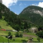 Gotthard-Strecke bei Gurtnellen