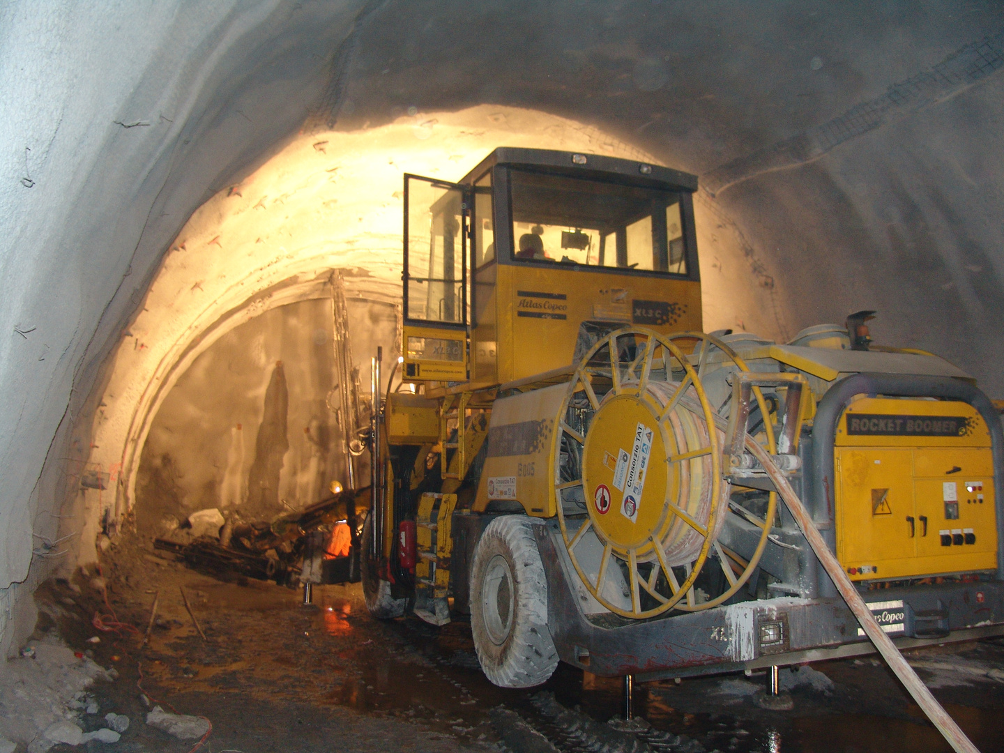 Gotthard Tunnel im Bau