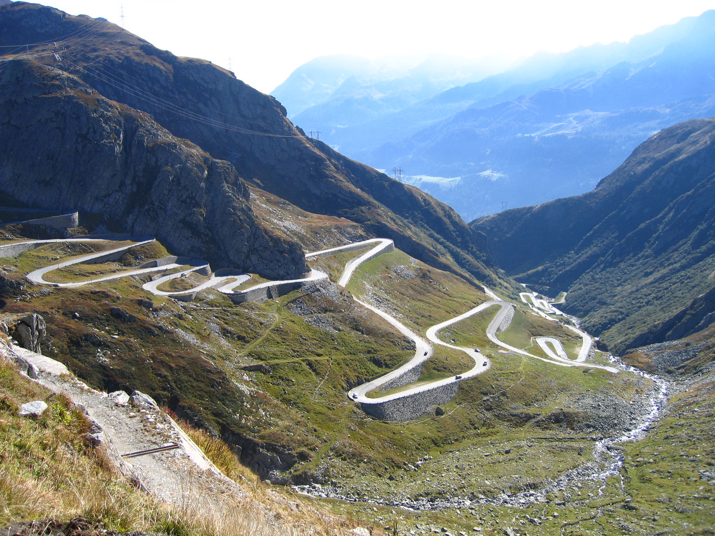 Gotthardpass -alte Strasse- (Schweiz)