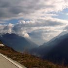 Gotthardpass Südseite im Herbst