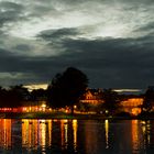 Gotthardteich in Merseburg - Blick auf das Asiatische Restaurant Dynastie