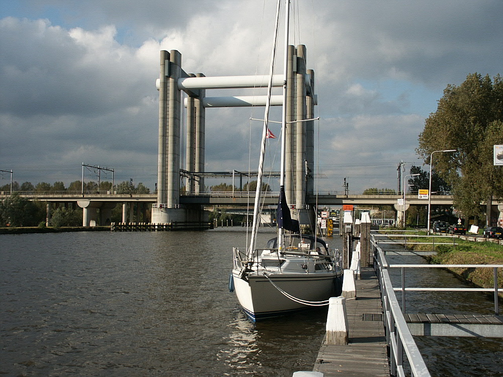 Gouda: Hubbrücke über die Gouwe