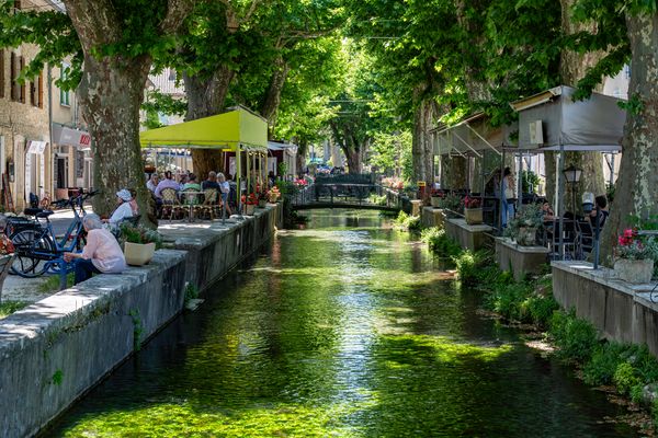 Goudargues, ein netter kleiner Ort an der Ceze.