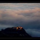 Gourdon dans les nuages