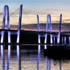 Governor Mario Cuomo Tappan Zee Bridge Winter Sunset