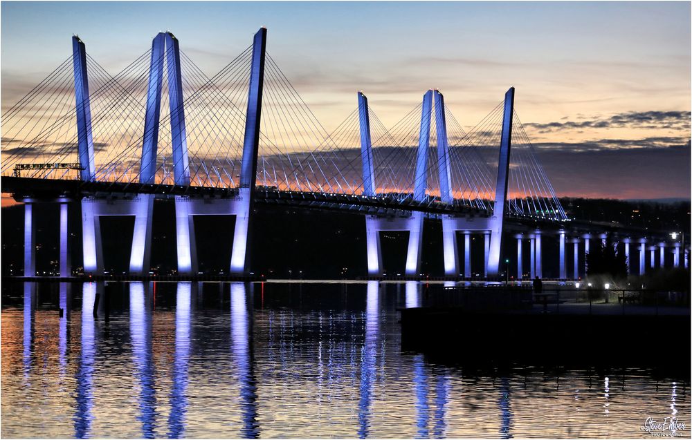 Governor Mario Cuomo Tappan Zee Bridge Winter Sunset