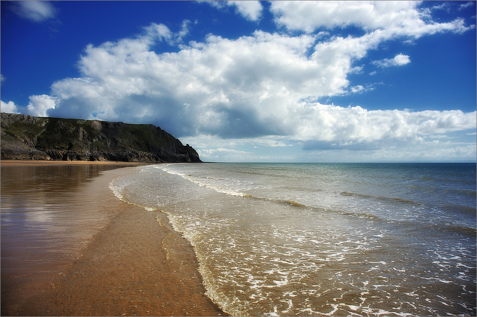 Gower - blue sky