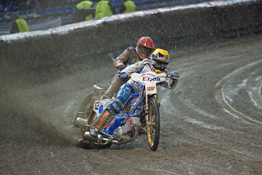 GP Gorzow bei Regen