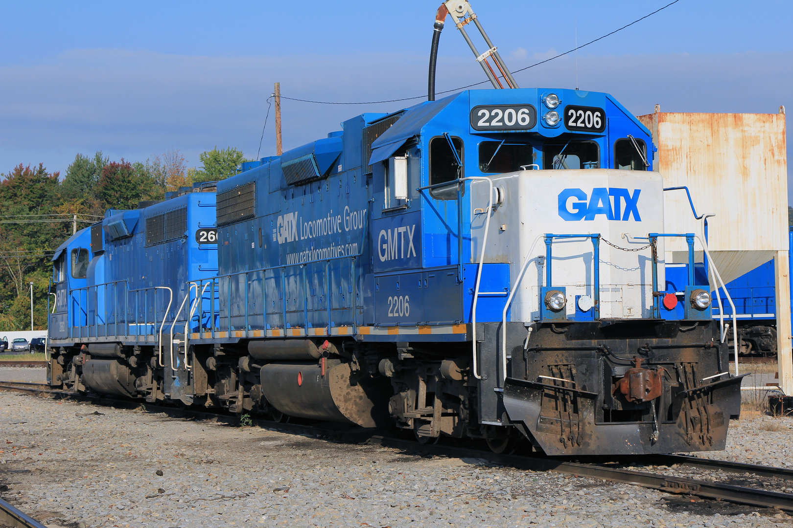 GP38-2 GMTX#2206, Yard der A&O RR in Buckhannon, WV