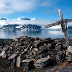 Grab eines Trappers im Raudfjord