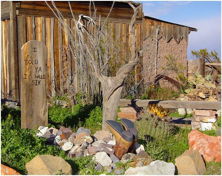 Grab in der Ghosttown Steins New Mexico