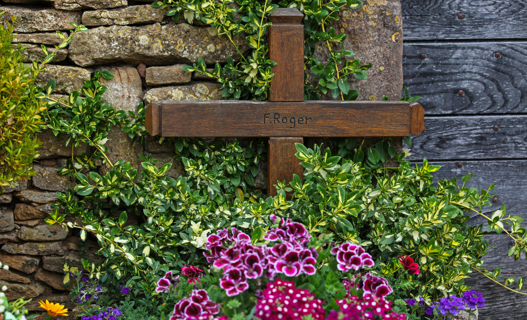 Grab von Frère Roger in Taizé