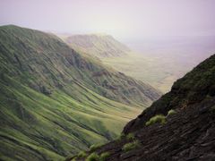 Grabenbruch beim ol doinyo lengai und lake natron