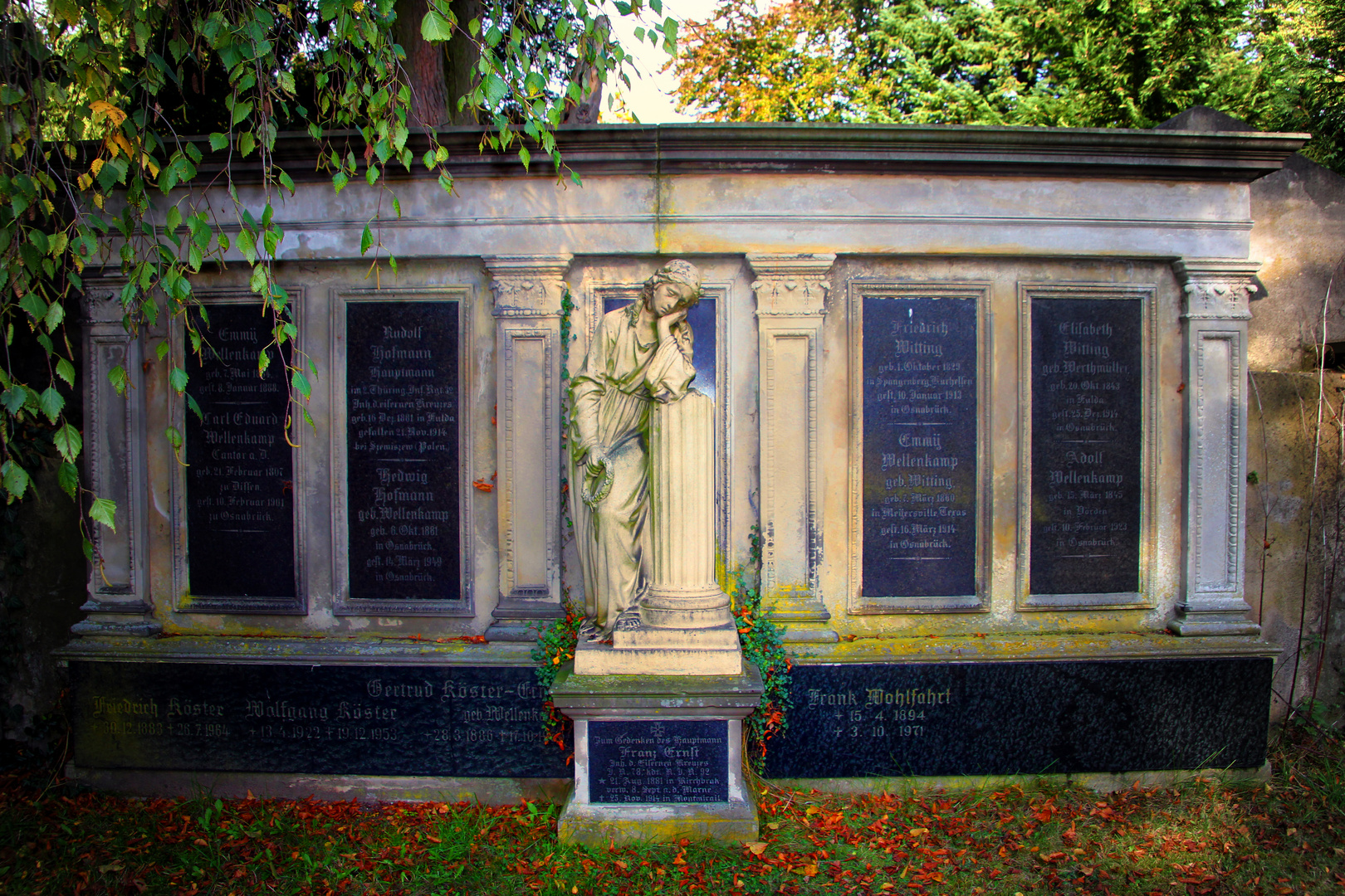 Grabmal auf dem Hasefriedhof in OS