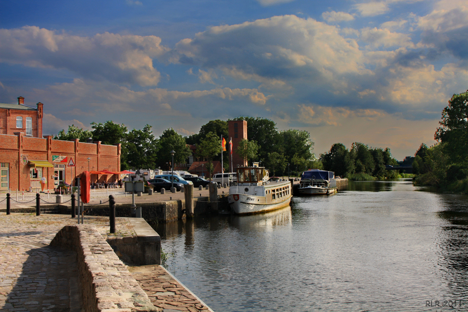 Grabow, Blick zum Stadthafen