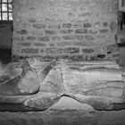 Grabplatte eines Ritters aus dem 12.Jhd in Carcasson