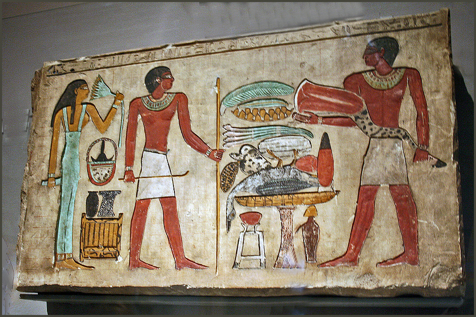 Grabrelief des Cheti im Kunsthistorischen Museum Wien – ägyptische Abteilung