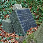 Grabstein auf dem Bergmannsfriedhof Friedrichssegen
