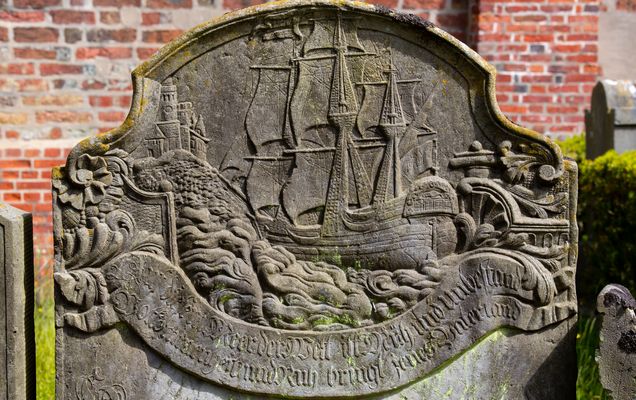 Grabstein eines Walfängers