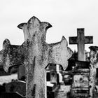 Grabsteine auf dem Friedhof der Kirche von Varengeville-sur-Mer