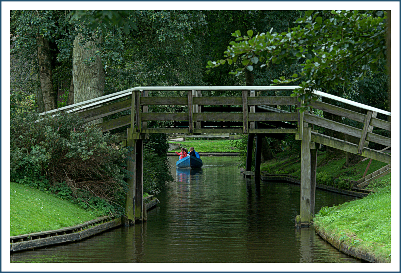 Gracht in Giethoorn Holland