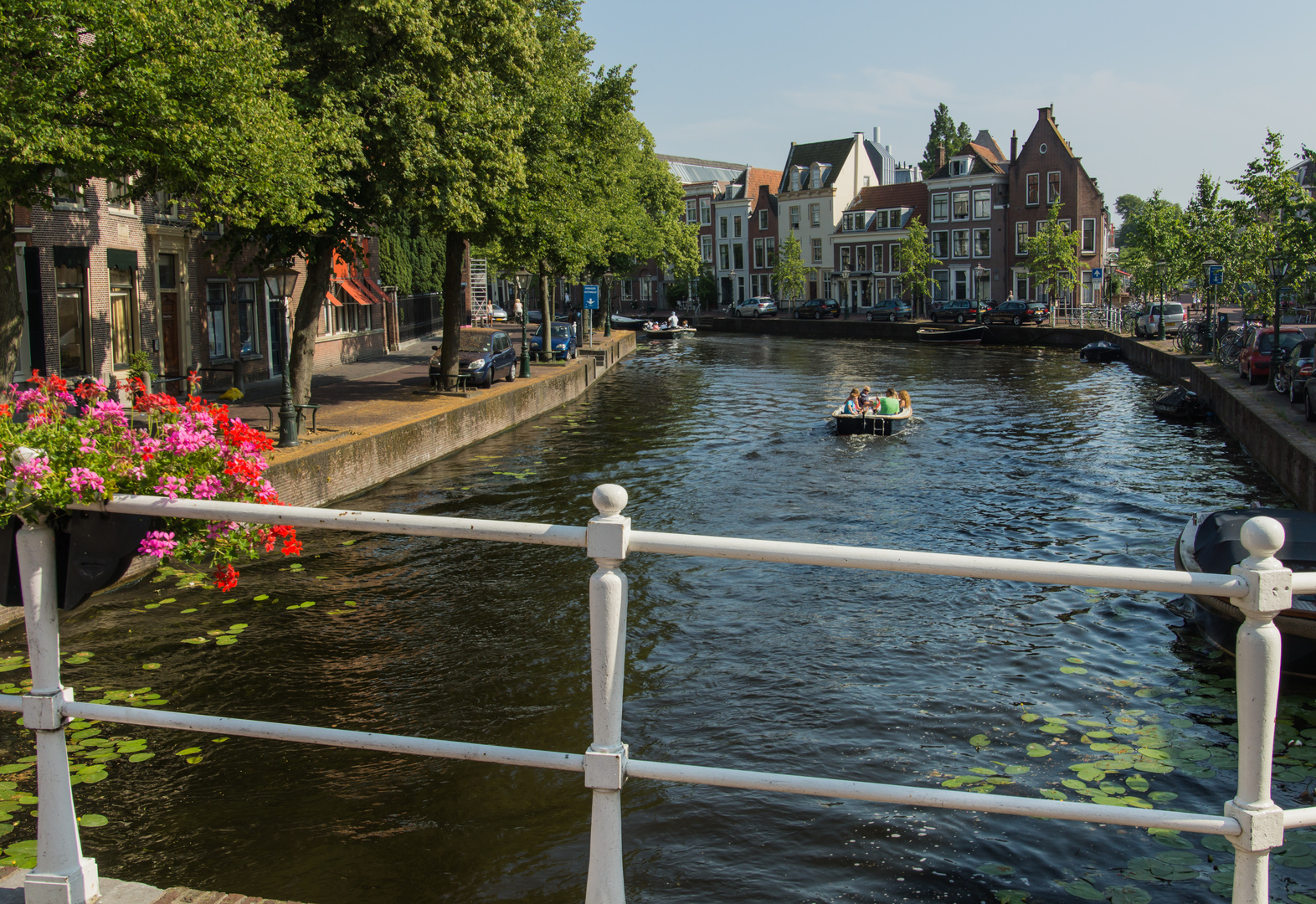 Grachtenansicht II - Leiden/Niederlande