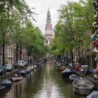 Grachtenansicht mit Zuiderkerk - Amsterdam