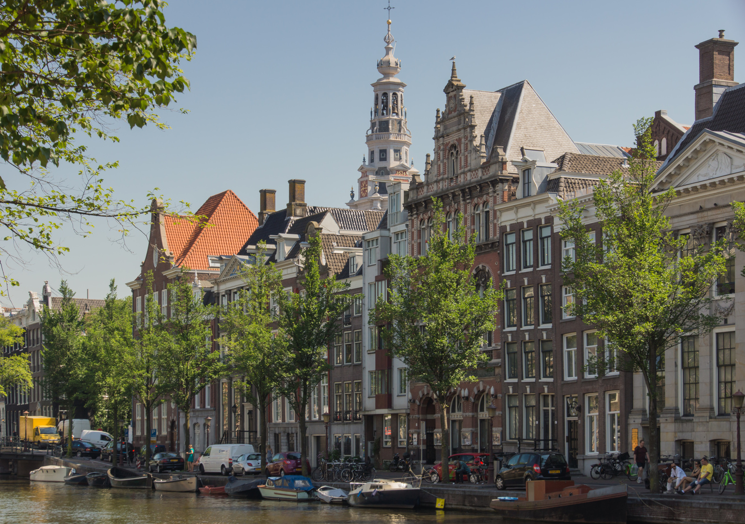 Grachtenansicht mit Zuiderkerk II - Amsterdam