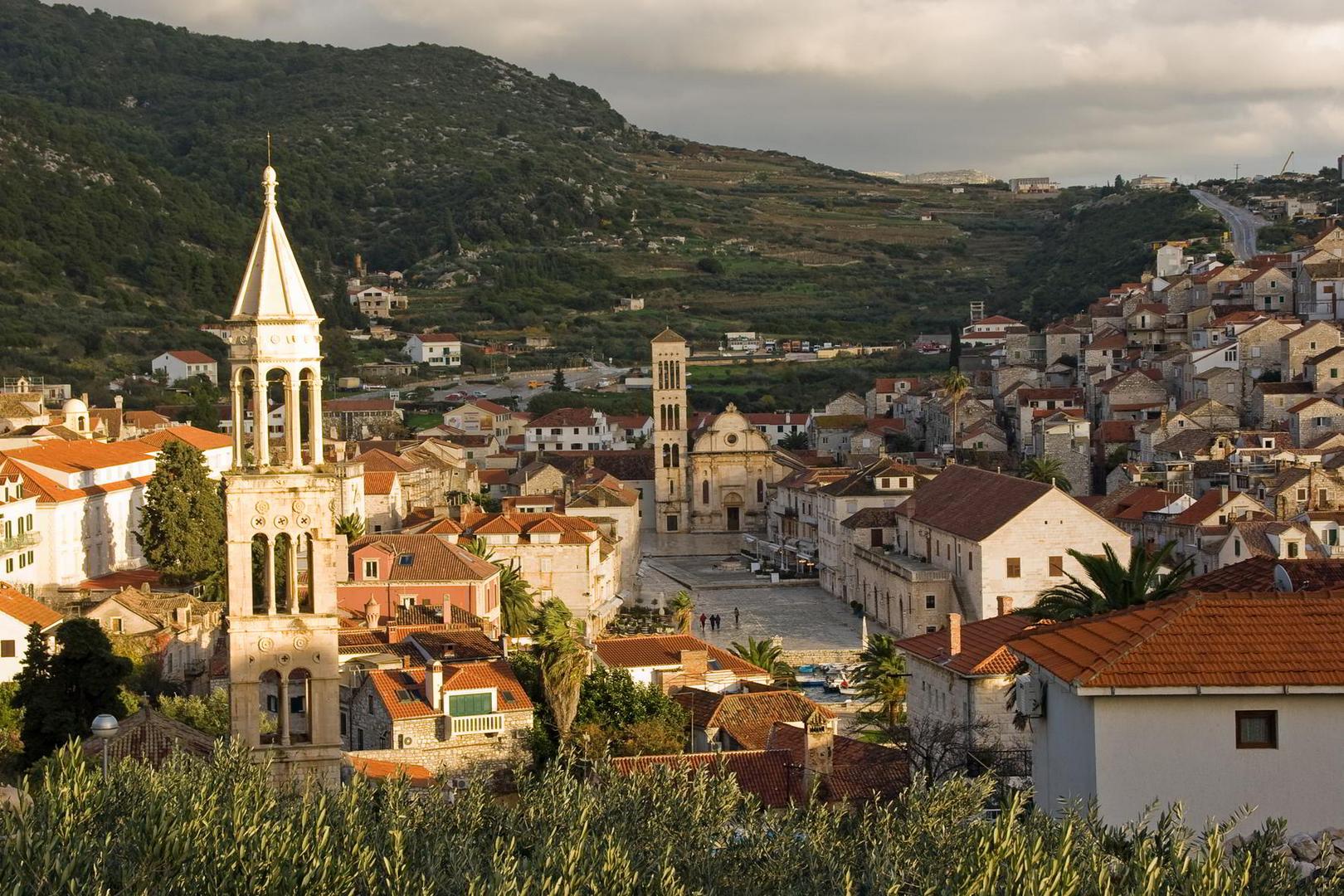 Grad Hvar in winter