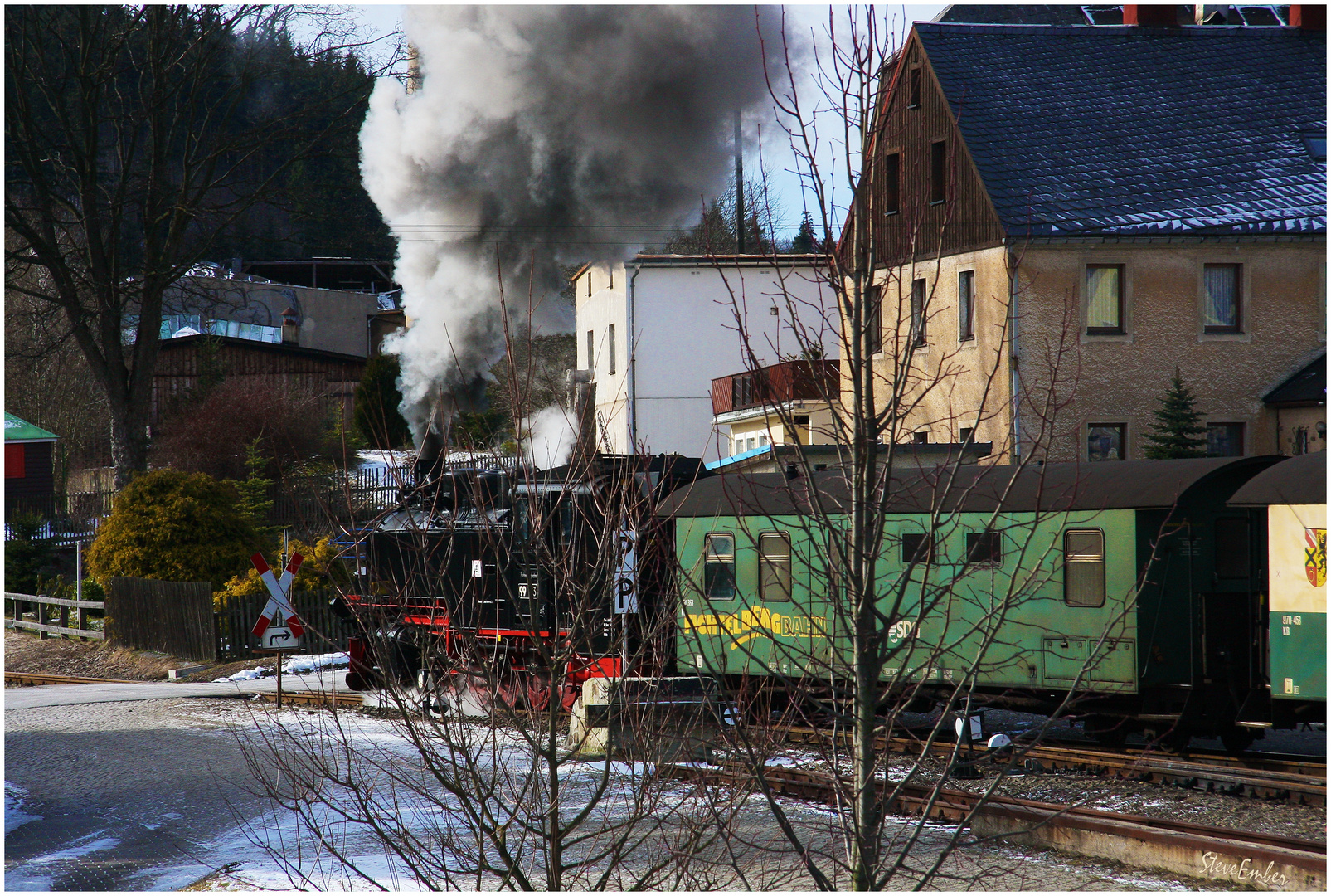 Grade Crossing at Hammerunterwiesenthal