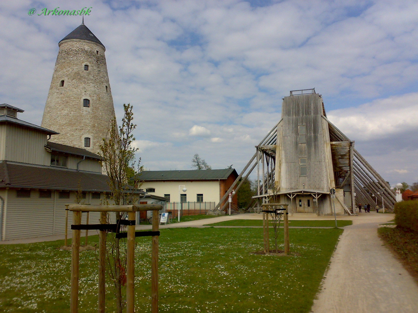 Gradierwerk mit Soleturm