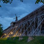 Gradierwerk mit Windkunst