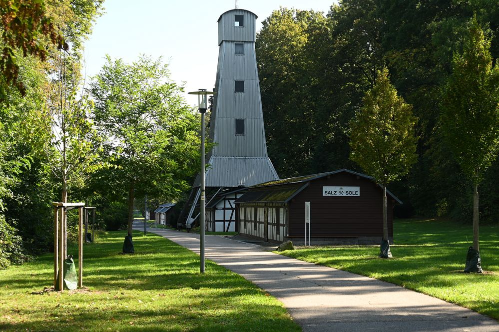 Gradierwerk, verschiebbarer Soleförderturm