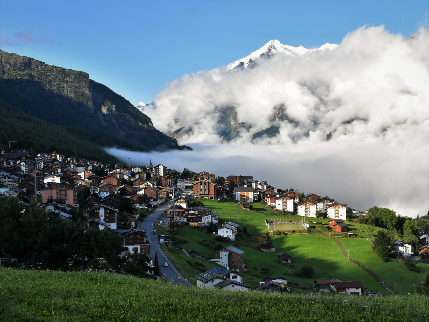 Grächen im Wallis in der Schweiz