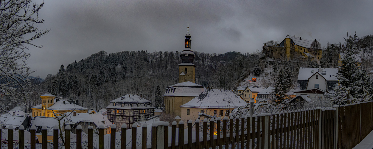 Gräfenthal bei Nacht