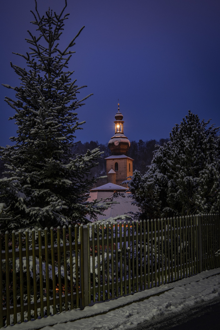 Gräfenthal bei Nacht