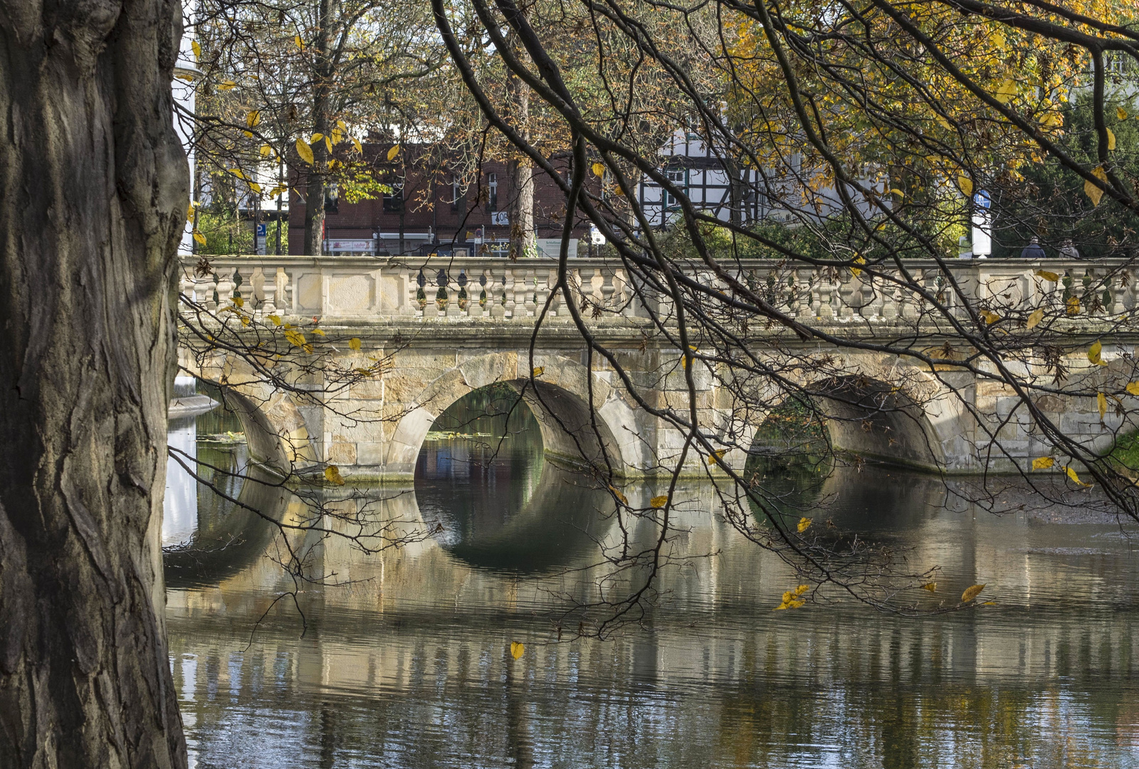 Gräftebrücke am Schloss