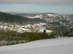 Grafenau im Schnee.