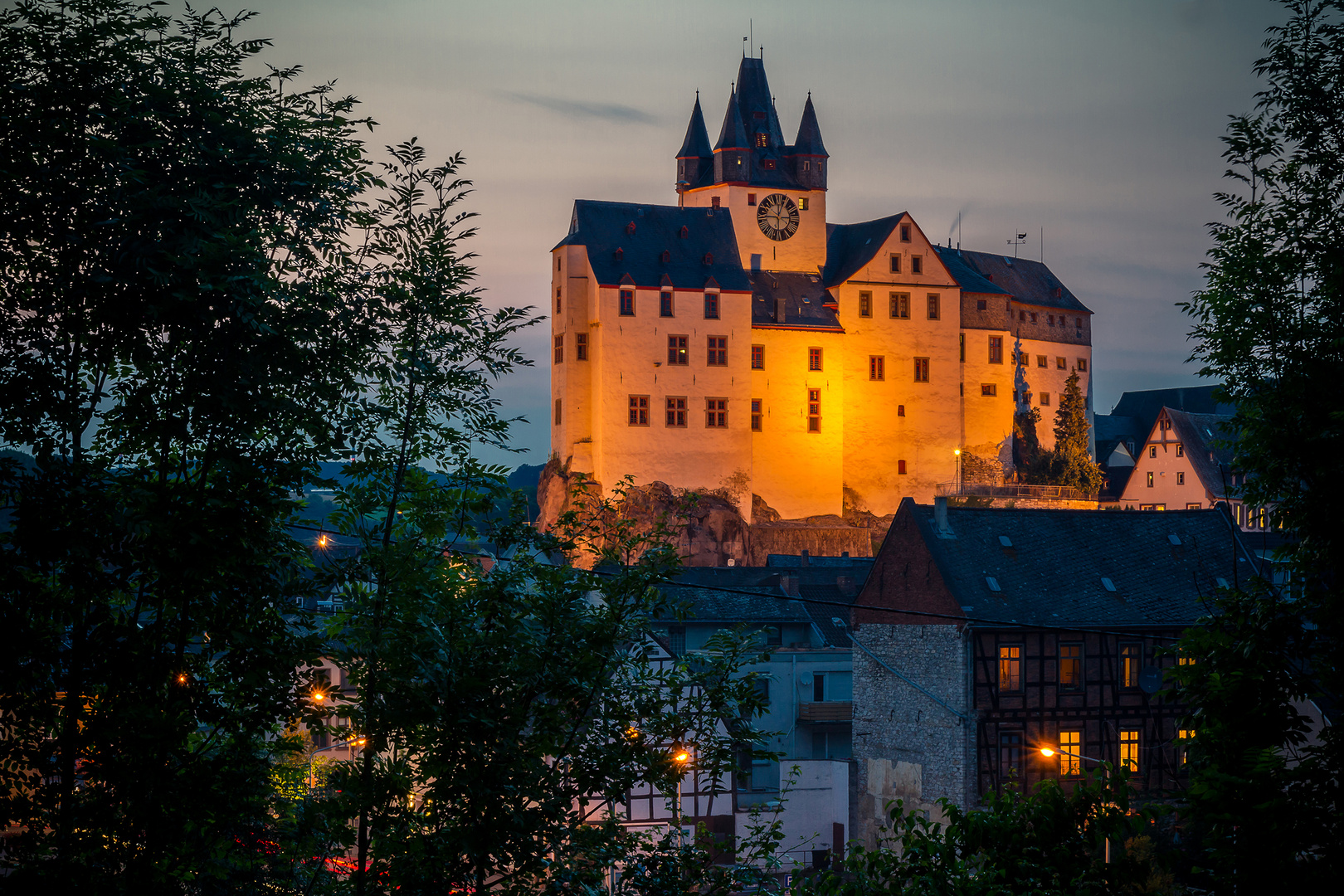 Grafenschloss Diez - am Abends