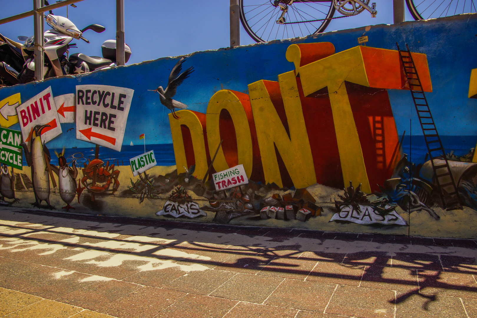 Graffiti am Bondi Beach 