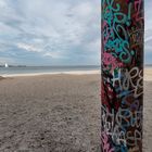 Graffiti am Hallenbad in Laboe Oktober 21