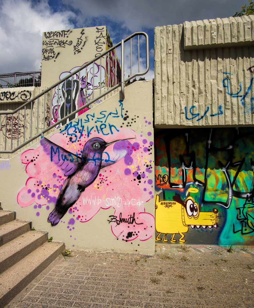 Graffiti am Haus der Jugend..